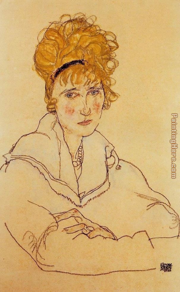 Portrait of Edith Schiele